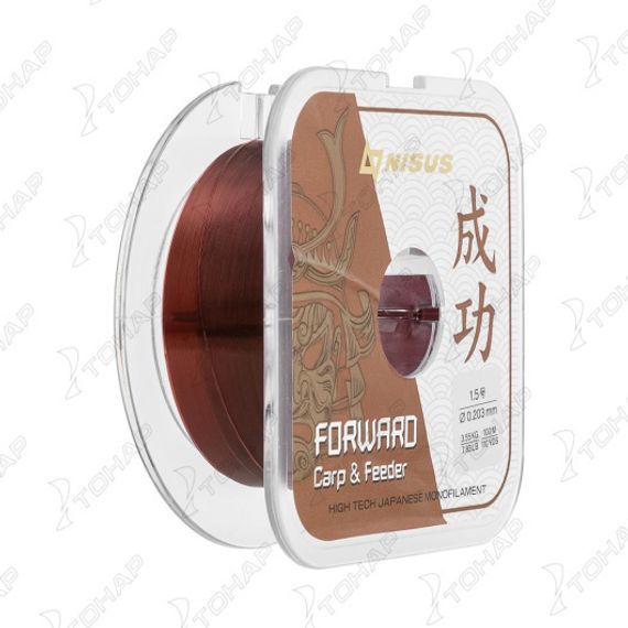 Леска FORWARD Carp &amp; Feeder brown 0,203mm/100m Nylon (N-FСF-0203-100) Nisus