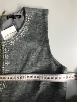 Платье Juicy Couture с шерстью в составе и красивой россыпью страз 42 размер