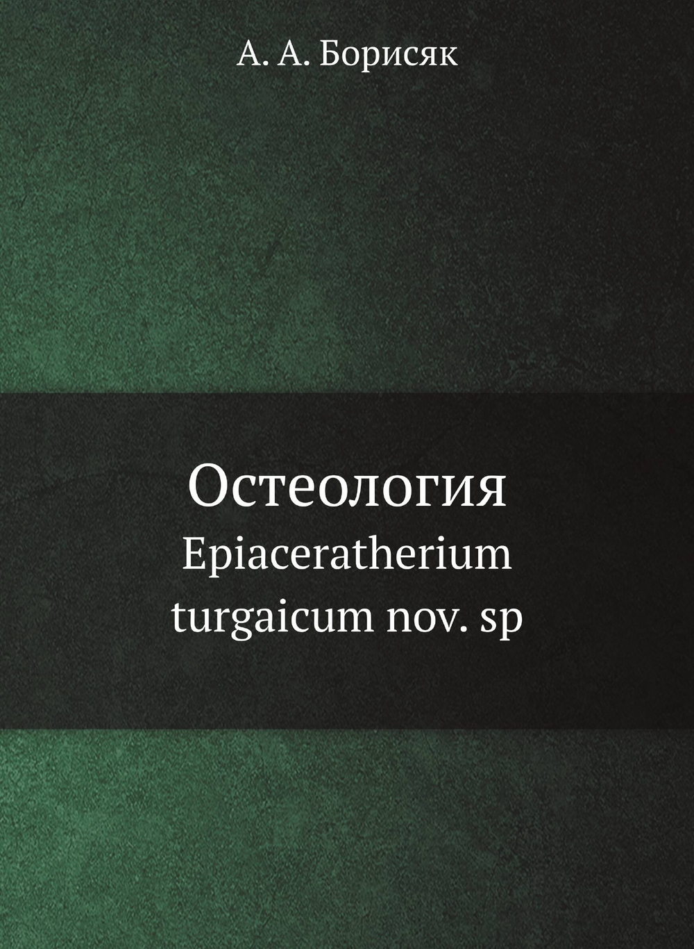 Остеология. Epiaceratherium turgaicum nov. sp | А. А. Борисяк