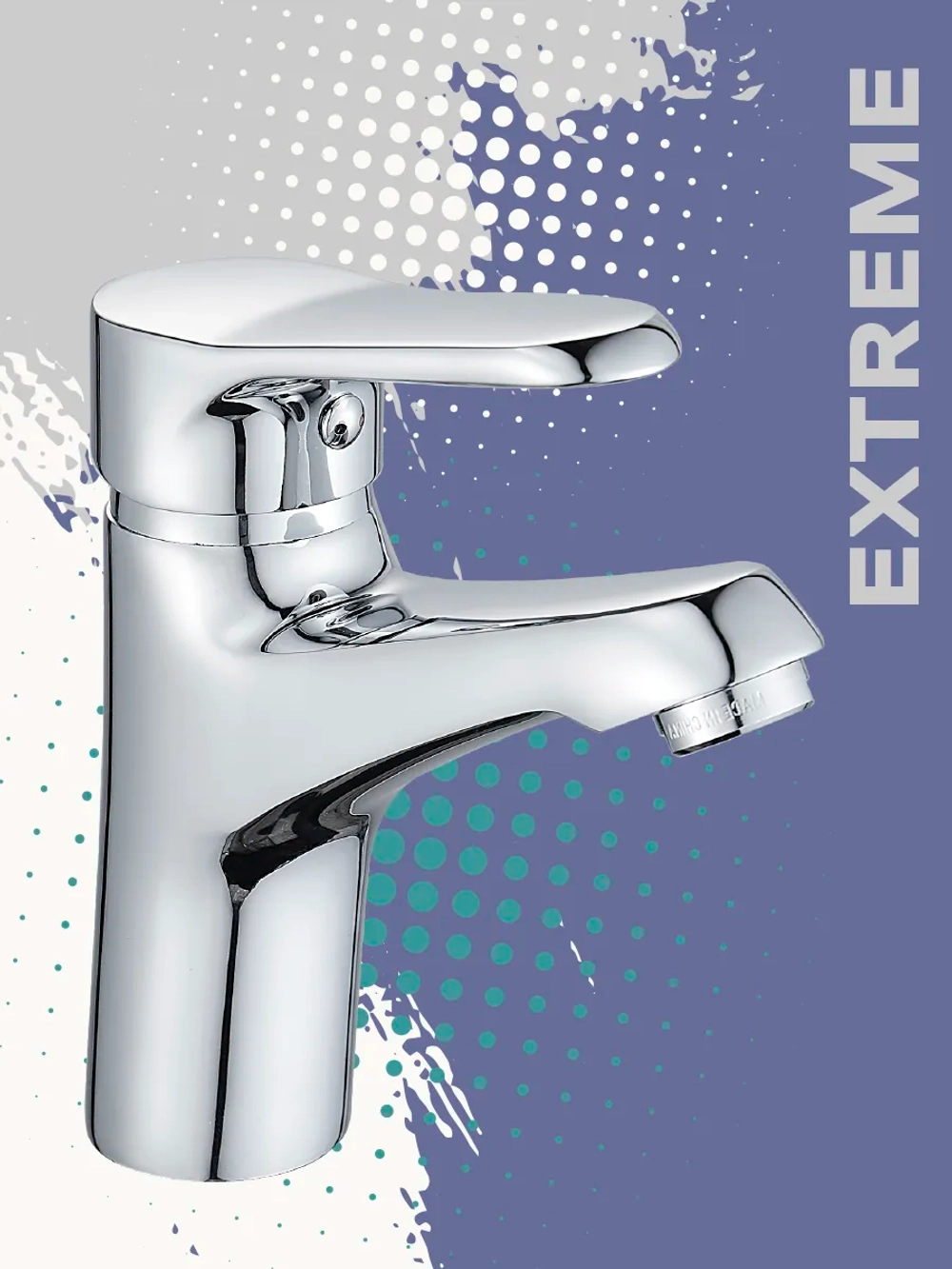 Смеситель для раковины хромированная латунь серии EXTREME