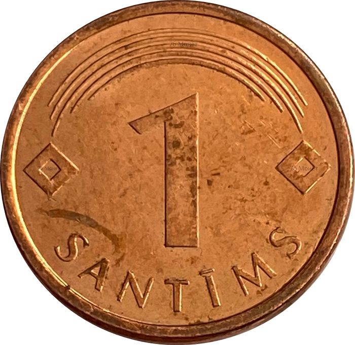 1 сантим 1992-2008 Латвия