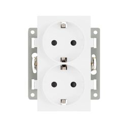 Механизм электрической розетки SCT-MEUD-PL-WH (250V, 16A) (Arlight, -) 043764
