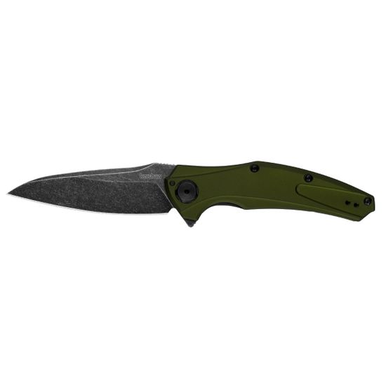 Складной нож KERSHAW Bareknuckle 7777OLBW c клинком из стали Sandvik™ 14C28N, рукоять алюминий