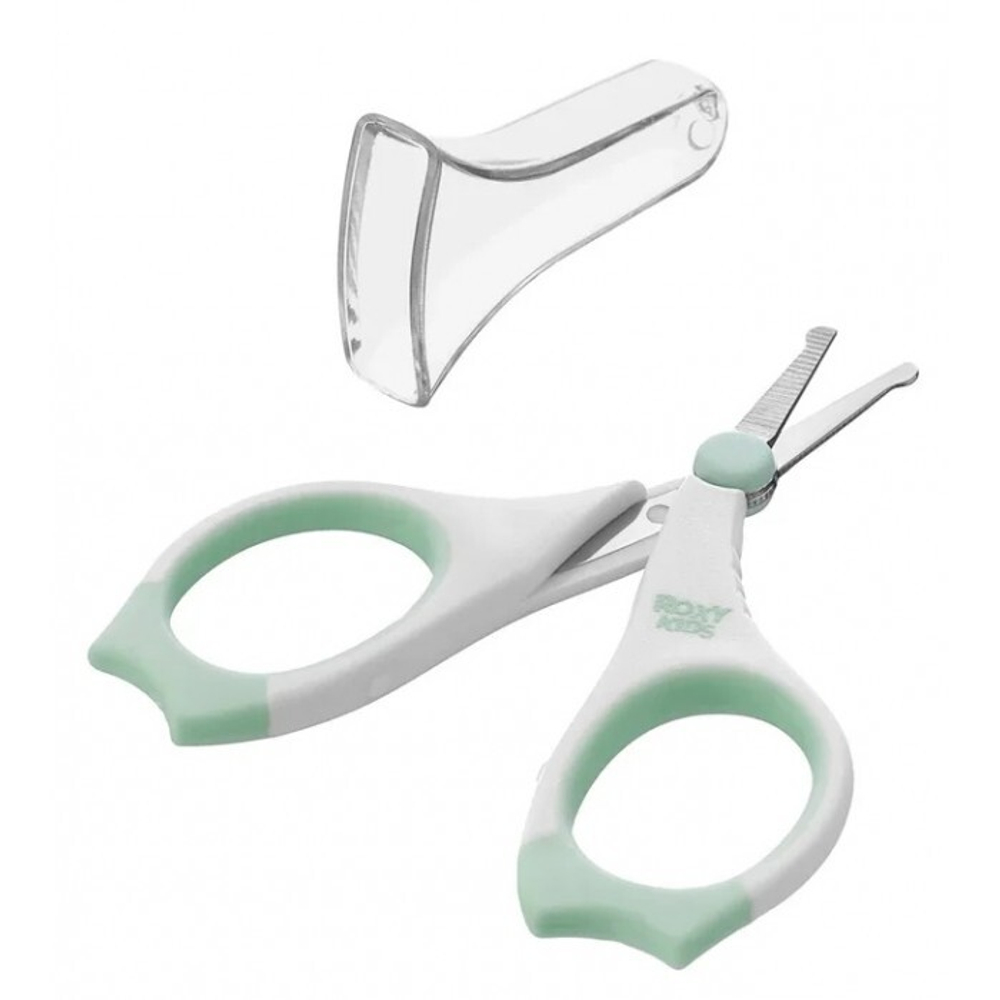 Маникюрные ножницы для новорожденных ROXY-KIDS (голубой) Арт.RPS-002