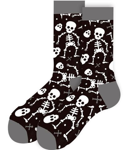 Носки р.40-45 "Horror" Скелет
