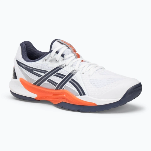 Кроссовки волейбольные ASICS Powerbreak FF white/ nova orange