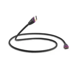 QED PROFILE E-flex HDMI Black Cable 1.5m