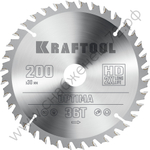 KRAFTOOL Optima 200х30мм 36Т, диск пильный по дереву
