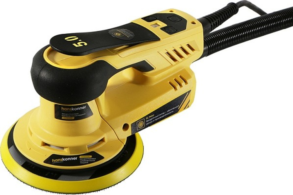 Виброшлифмашина эксцентриковая сетевая HANSKONNER HOS8140BL бесщеточная