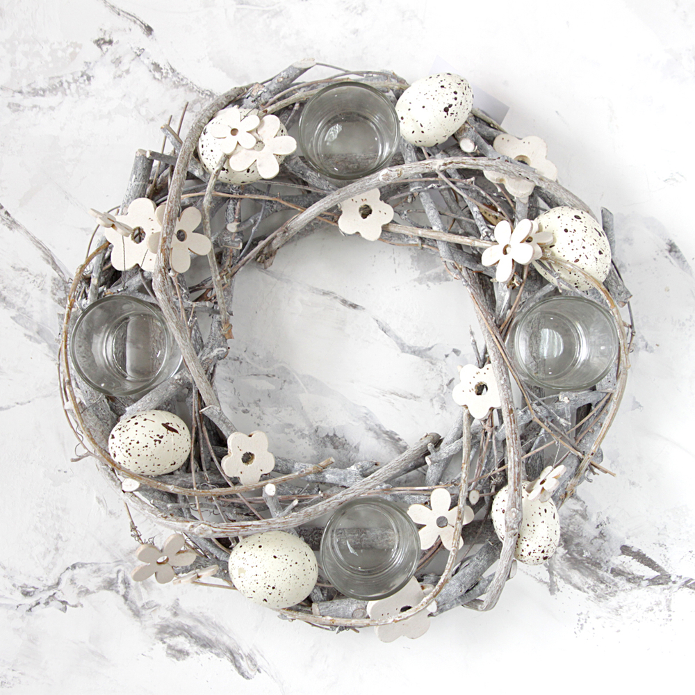 Венок с подсвечником