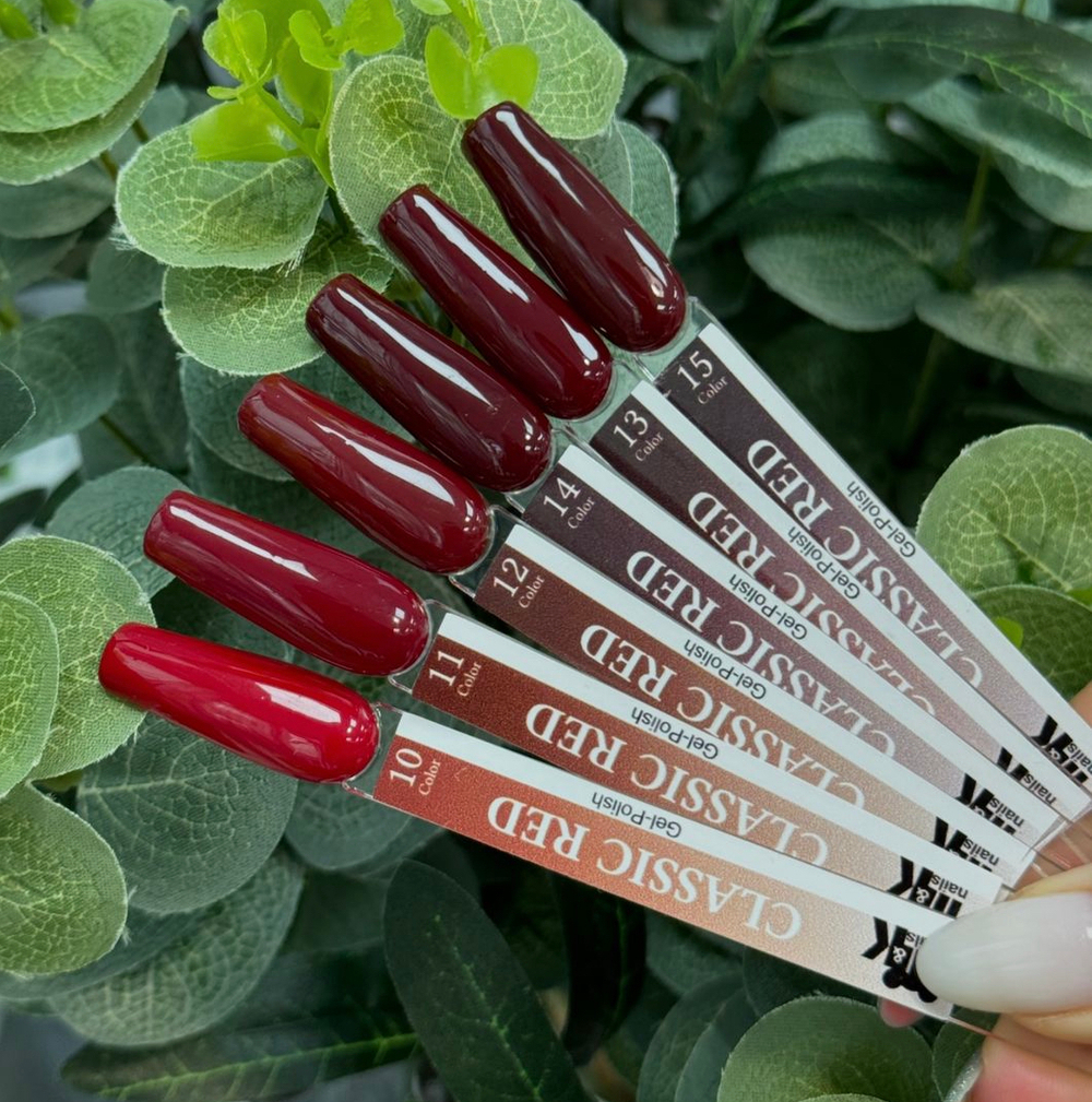 Гель-лак Classic RED № 13, 10 мл M&K