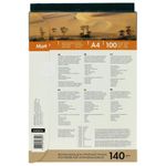 Фотобумага матовая, А4, 140 г/м2, односторонняя, 100 листов, LOMOND, 0102074