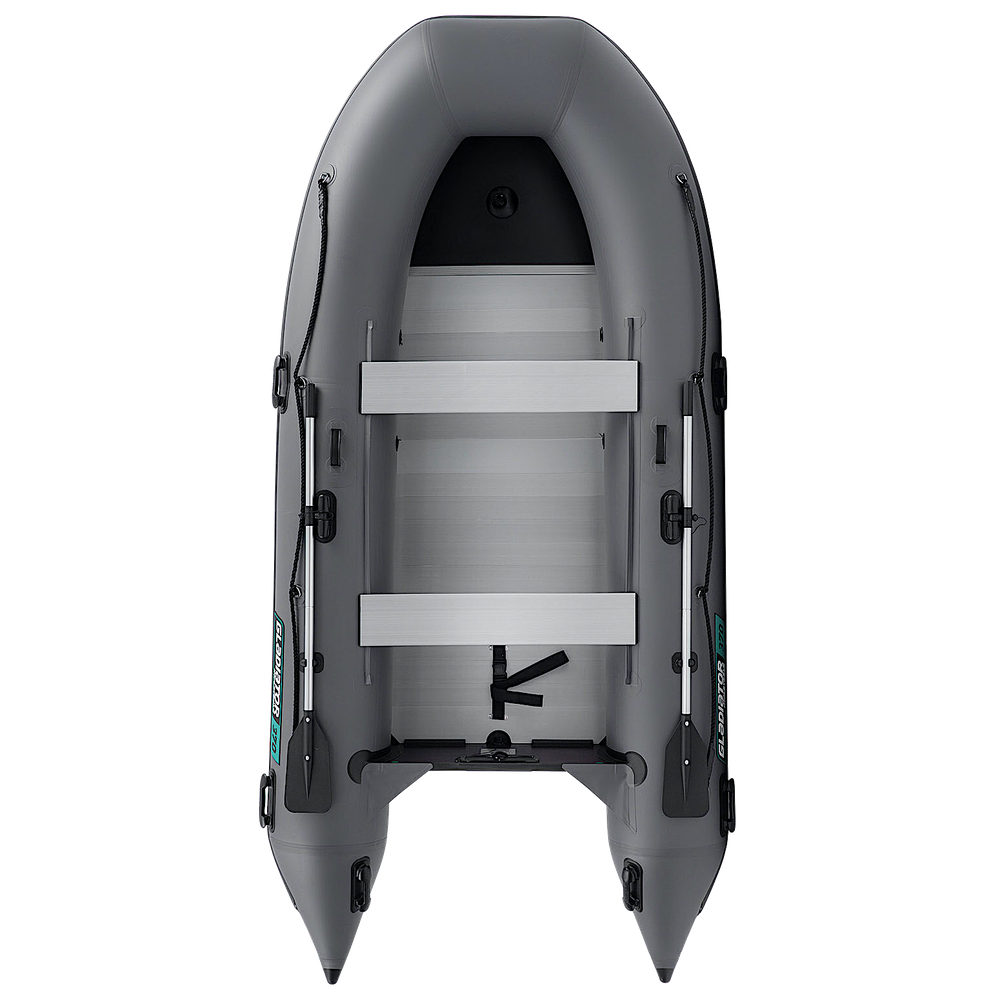 Лодка ПВХ Gladiator Light B370AL с алюминиевым полом -