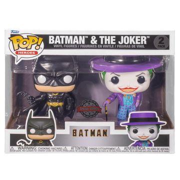Фигурка Funko POP! Heroes DC Batman (1989) Joker & Batman (MT) (Exc) 2PK 62480