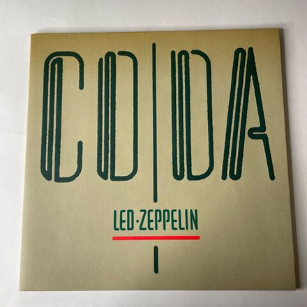 Винтажная виниловая пластинка LP Led Zeppelin Coda (Япония 1982) (Без Оби)