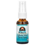 Source Naturals, Wellness, спрей для горла с коллоидным серебром, 30 част. / Млн, 29,57 мл (1 жидк. Унция)