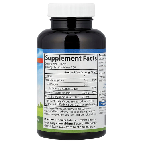 Carlson, Super C Complex, 100 вегетарианских таблеток