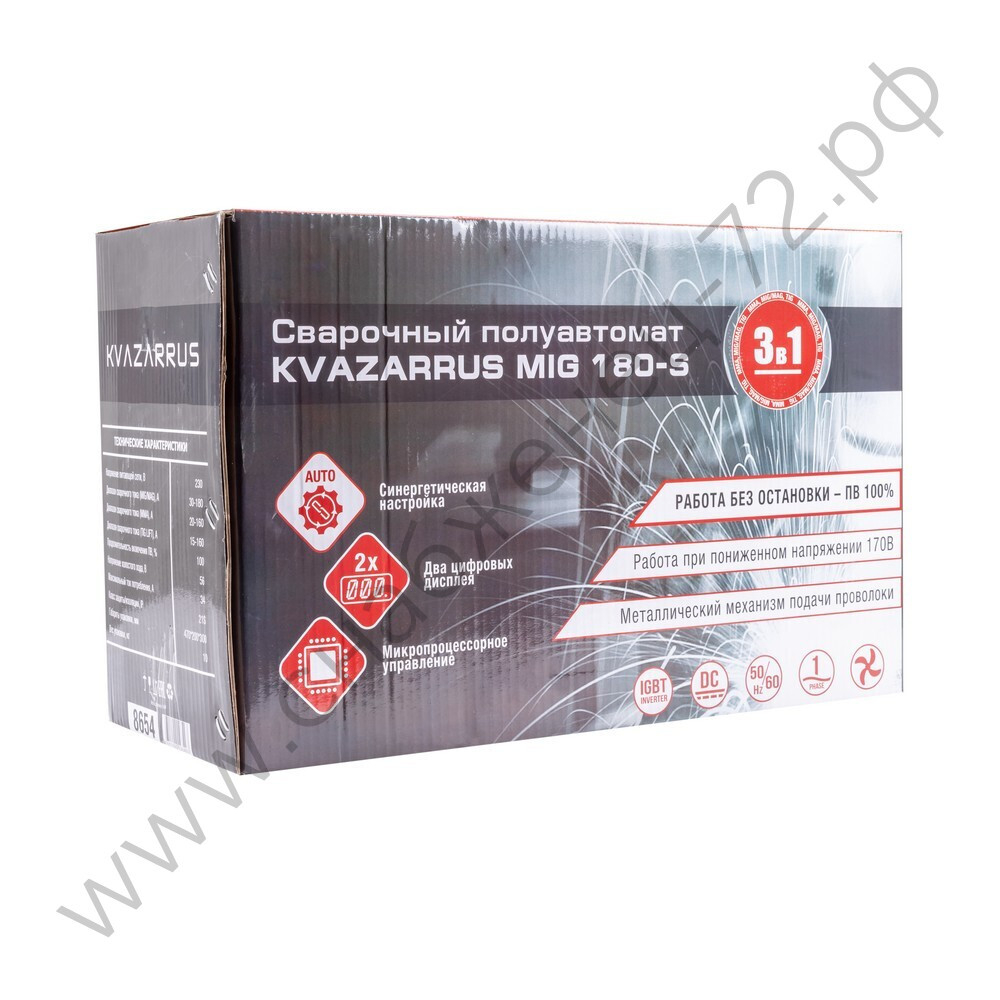 Сварочный полуавтомат KVAZARRUS MIG 180-S