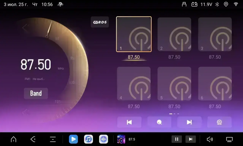 Магнитола для Toyota Land Cruiser 200 2015-2021 (без JBL) - Carmedia OL-9618 (кнопки и крутилки) Android 13, TS20, 6+128Гб, CarPlay, 4G SIM-слот