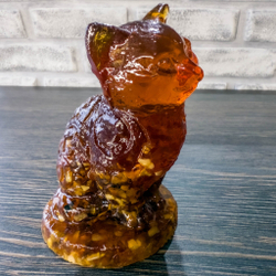 Кот улыбается