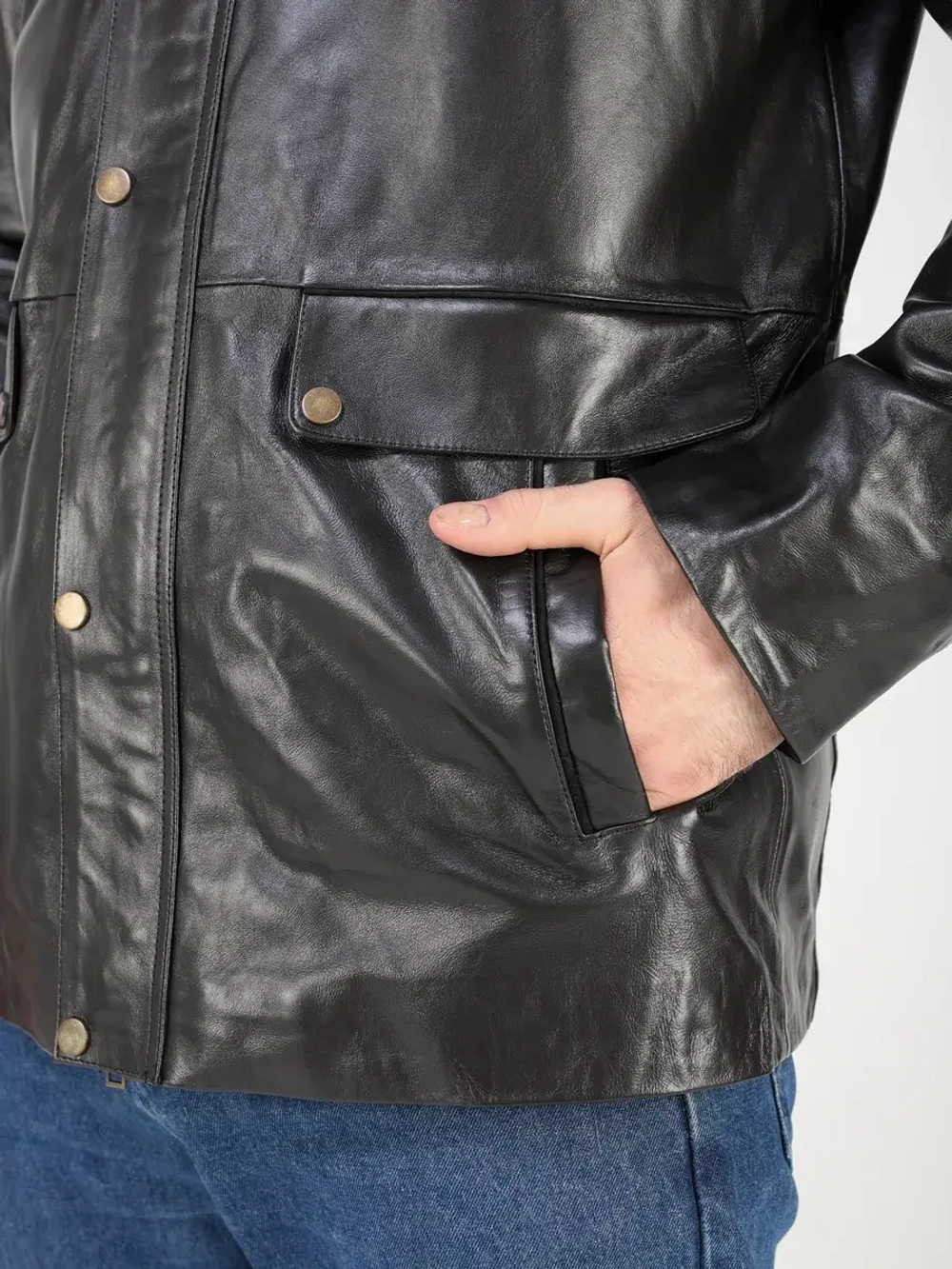 Кожаная куртка демисезонная