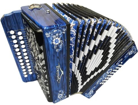 ГАРМОНЬ "ЧАЙКА-204" (S6ХL), ЦВЕТ СИНИЙ (ВАРИАНТ 2)