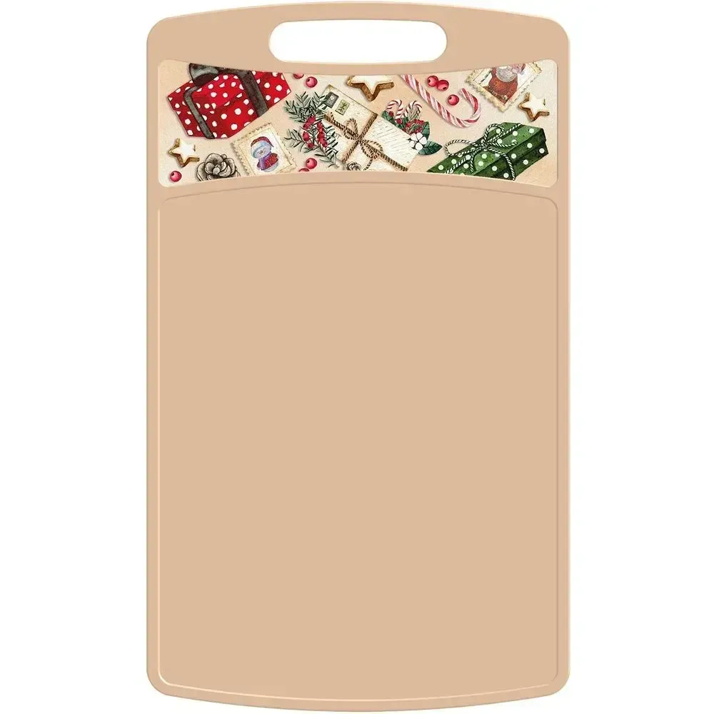 Доска разделочная Bergamo прямоугольная 260x155x3,5мм с декором Игрушки, Бежевый Доска разделочная Bergamo прямоугольная 260x155x3,5мм с декором Игрушки, Бежевый