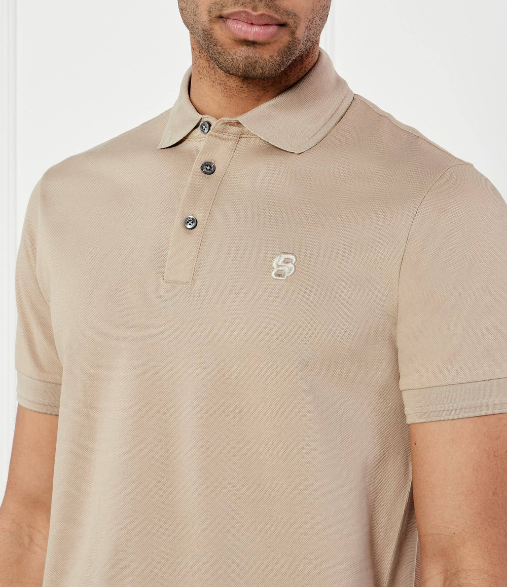 Поло C-Parris 26 BOSS BLACK - коричневый(50533355)