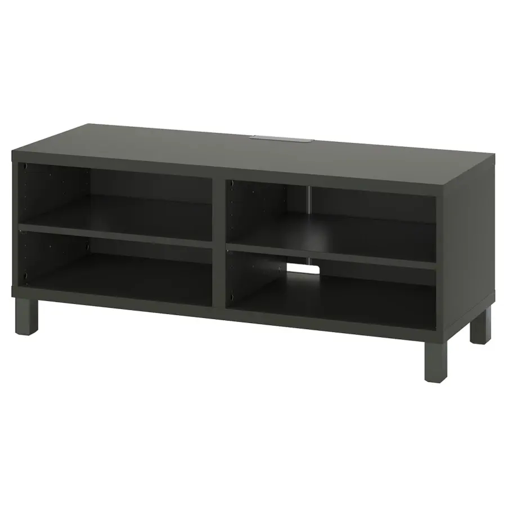 Тумба под ТВ - IKEA BESTÅ/BESTA/БЕСТО ИКЕА, 40х48х120 см, черный