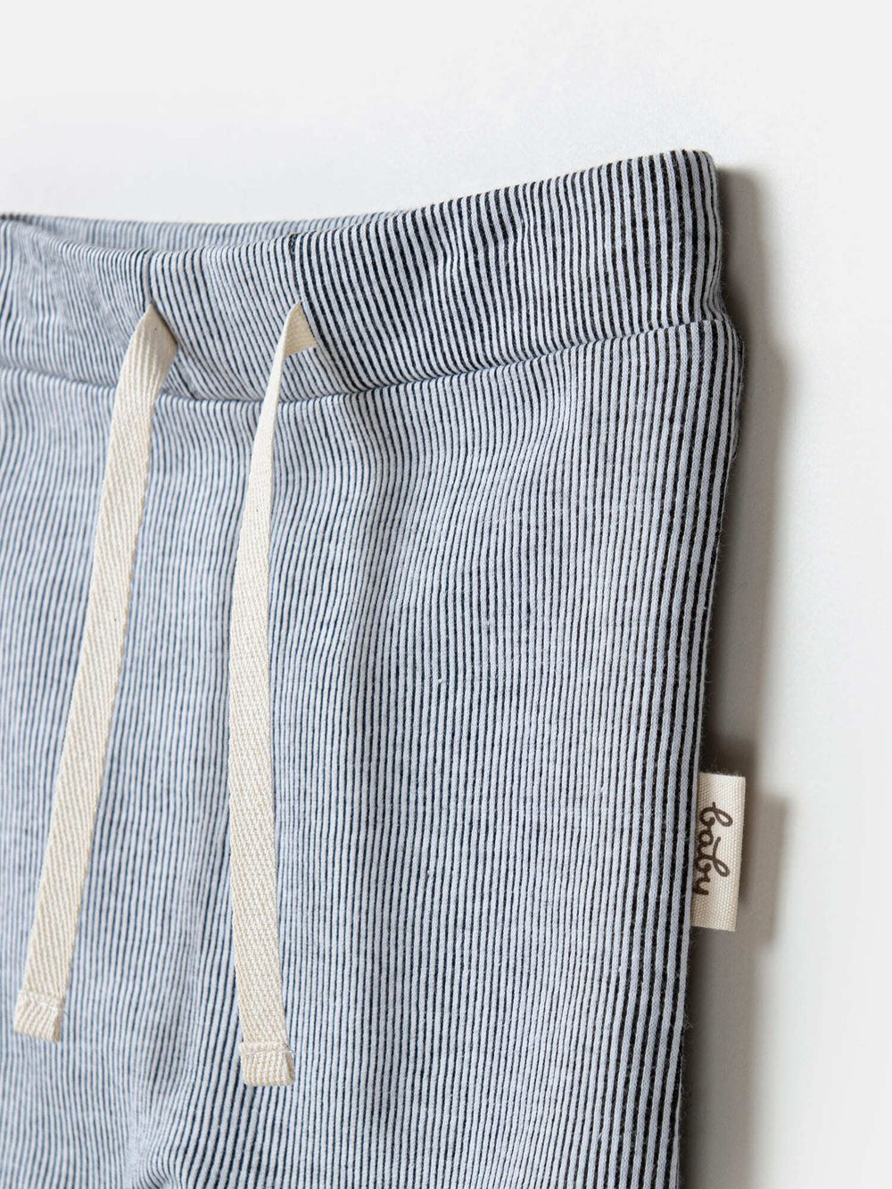 Джоггеры облегченные "Полоска Уголь" 0+