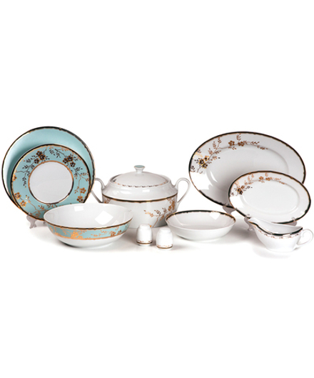 Tunisie Porcelaine Сервиз столовый 25 предметов на 6 персон Zen Belle epoque, лиможский фарфор