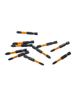 Набор бит торсионных IMPACT S2 PH PZ x 50 мм 10 шт 5 наконечников RAGE by VIRA