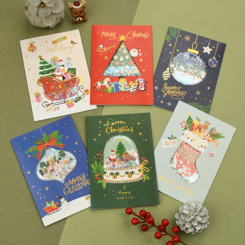 Открытка объемная "Christmas Card"