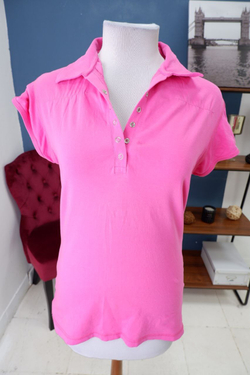 Футболка-поло Orsay однотонная 46 размер