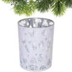 Подсвечник «Сказочная метель» 10*12,5 см, Белый