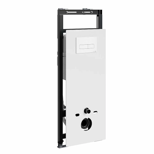 Инсталляция для унитаза WasserKraft Salm 27TLT.010.ME.WH.WM03 белая панель/кнопка белая матовая