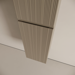 Шкаф-пенал подвесной SANCOS Code, 350х350х1650 мм, цвет  серо- бежевый, арт. PCD35GB