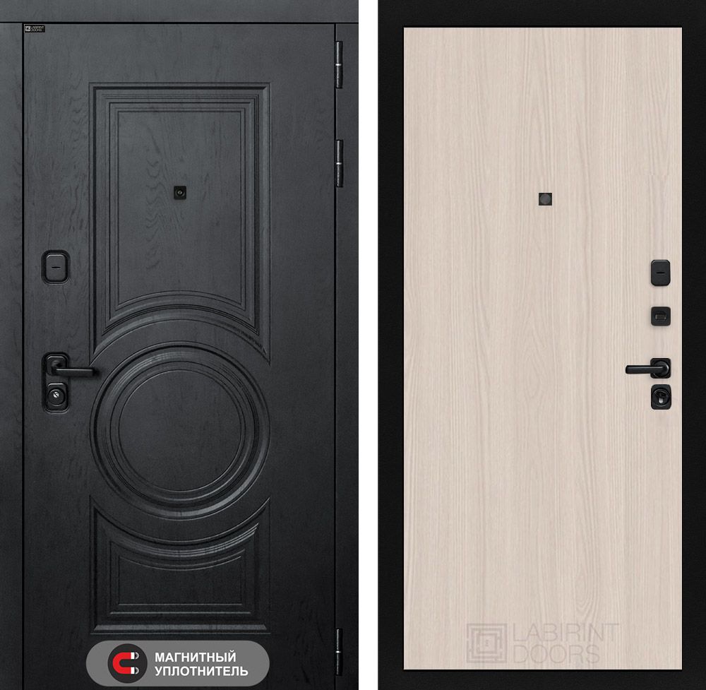 Входная дверь Лабиринт ГРАНД - 05 Ясень Светлый