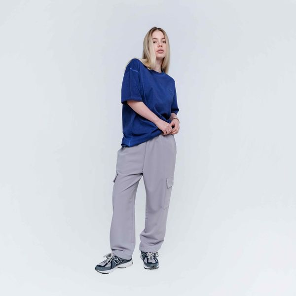 Брюки Cargo Logo серые - фото 5