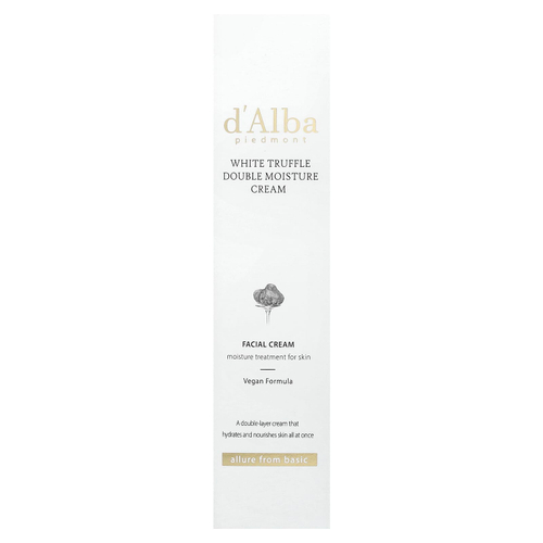 d'Alba, крем с белым трюфелем двойного увлажнения, 60 мл (2,02 жидк. унции)