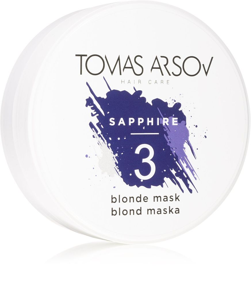 Tomas Arsov естественно нейтрализующая маска для светлых и балеяжных волос Sapphire Blonde Mask