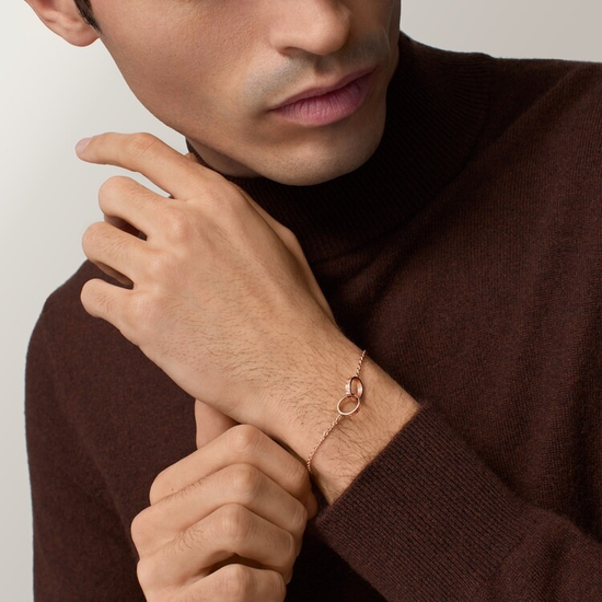 Cartier LOVE bracelet, on chain in rose gold