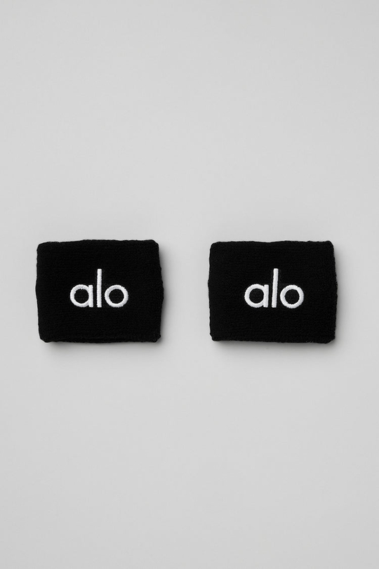 Alo yoga Спортивные напульсники, черный