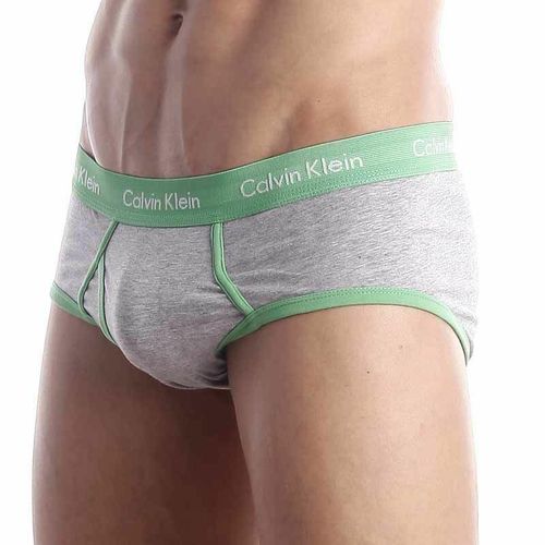 Мужские трусы брифы Calvin Klein 365 Grey Green Brief
