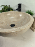 Раковина из мрамора Bowl Cream Big Lip 3см BM-60346 50*50*17