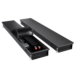 Конвектор внутрипольный Royal Thermo ATRIUM TURBO-90/250/1200-DG-U-BL