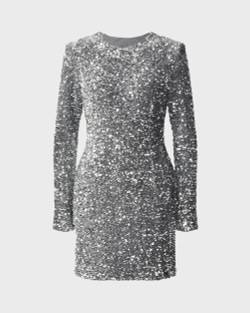 Мини-платье с пайетками DAN MARALEX