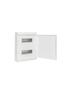 Щит ЩРН-П-24 IP41 бел. дверца (пром. упак.) Basic EKF pb-n-24w-bas