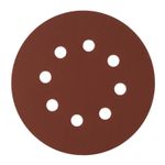 738167 Круг абразивный P 600, на ворсовой подложке под "липучку" 125 мм, перфорированный, 5 шт.  Сибртех