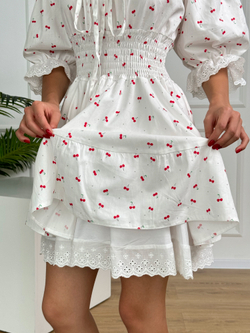 Сарафан платье летнее для девочки "Вишенки"